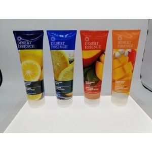 Desert‎ Essence Shampoo & Conditioner Lot of 4 Italian Lemon & Island Mango